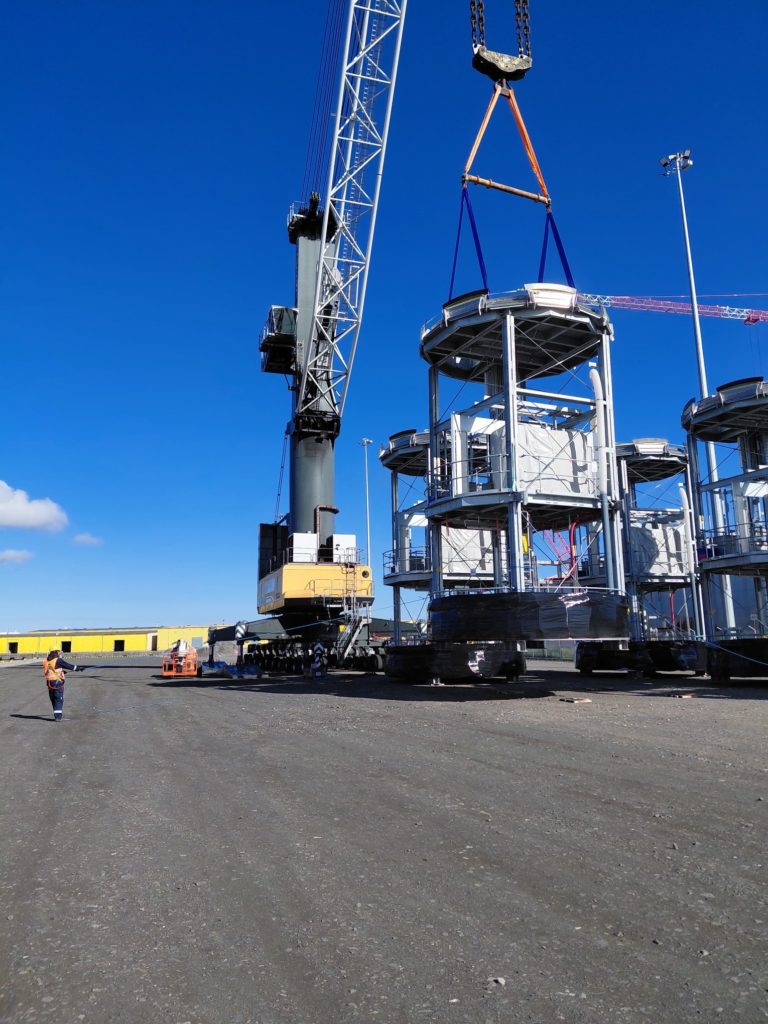 moduł platform wewnętrznych fundamentu morskiej wieży wiatrowej